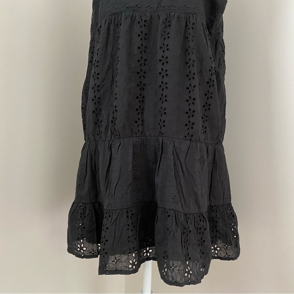 NWT Lulus Beyond the Boardwalk Black Eyelet
Lace Tiered Babydoll Dress XL - Picture 13 of 13